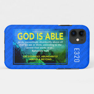 GOTT IST IN DER LAGE Ephesianer 3:20 Christlich Case-Mate iPhone Hülle