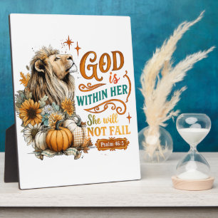 Gott ist in ihr... fotoplatte