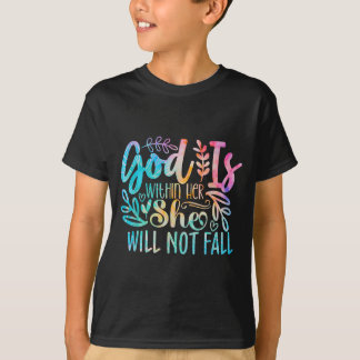 Gott ist in ihr, nicht Bibelvers-Zitat religiös T-Shirt