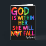 Gott ist in ihr, sie wird nicht fallen Psalm 46-5  Karte<br><div class="desc">Gott ist in ihr,  sie wird nicht fallen Psalm 46-5</div>