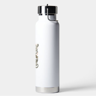 Gott ist in ihr, sie wird nicht fallen Vintage-Shi Trinkflasche