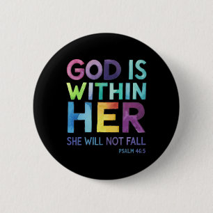 Gott ist in ihr wird sie nicht Versagt Psalm 465 R Button