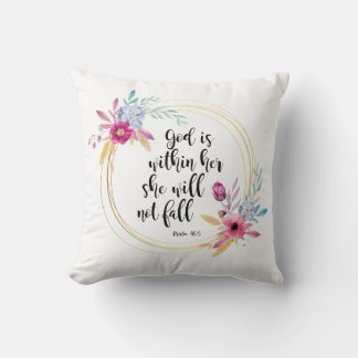 Gott ist in ihrem Psalm 46:5 Kissen
