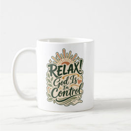 Gott ist in Kontrolle Christliches Geschenk Glaube Kaffeetasse