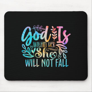 Gott ist innen, kein Bibelvers-Zitat religiös Mousepad