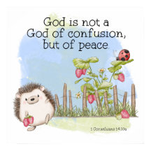 Gott ist kein Gott der Verwirrung, sondern des Fri