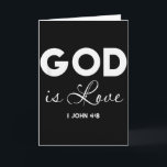 Gott ist Liebe 1 Johannes 4_8 Bibelvers christlich Karte<br><div class="desc">Gott ist Liebe 1 Johannes 4_8 Bibelvers christliche Schrift Tank Top</div>