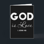 Gott ist Liebe 1 Johannes 4_8 Bibelvers christlich Karte<br><div class="desc">Gott ist Liebe 1 Johannes 4_8 Bibelvers christliche Schrift Tank Top</div>
