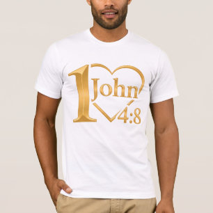 Gott ist Liebe - 1 John 4:8 von allen 43 T-Shirt