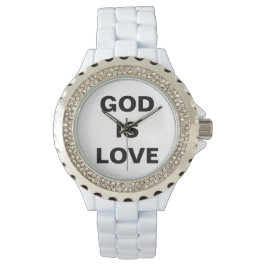 Gott ist Liebe Armbanduhr
