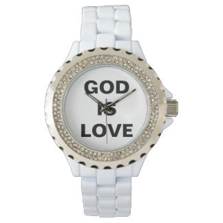 Gott ist Liebe Armbanduhr