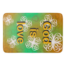 Gott ist Liebe Badematte