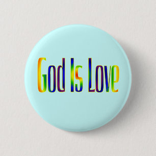 Gott ist Liebe Button