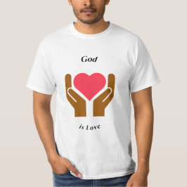 Gott ist Liebe Christlich T-Shirt