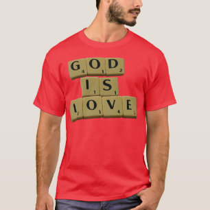 Gott ist Liebe Christlich T-Shirt