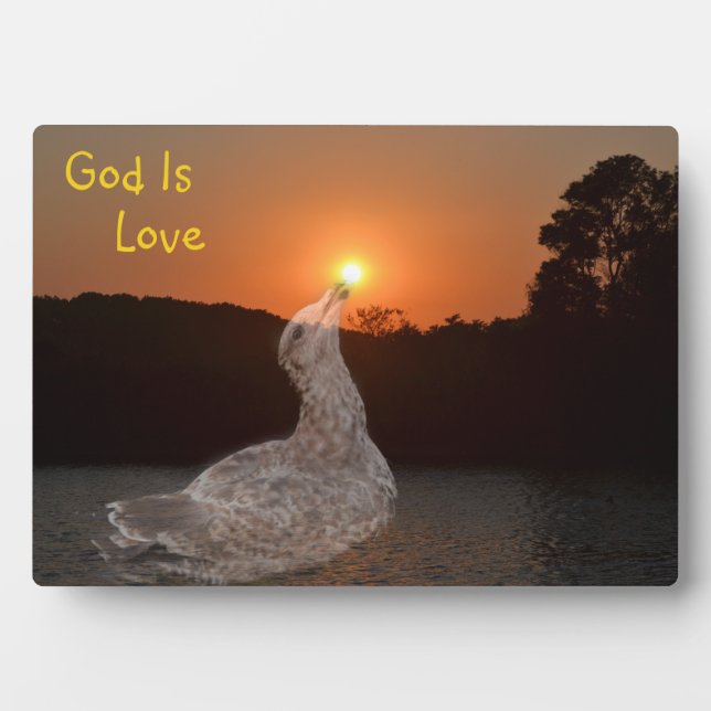 Gott ist Liebe Fotoplatte (Vorderseite)