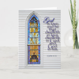 Gott ist Liebe Grußkarte Karte