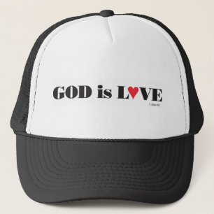 "Gott ist Liebe" Hut Truckerkappe