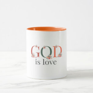 Gott ist Liebe Kaffee Tasse
