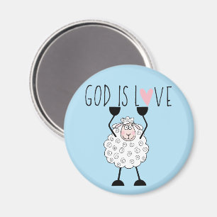 „Gott ist Liebe“ Magnet