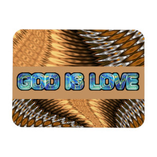 Gott ist Liebe Magnet