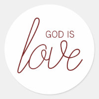 Gott ist Liebe Moderne Christlich