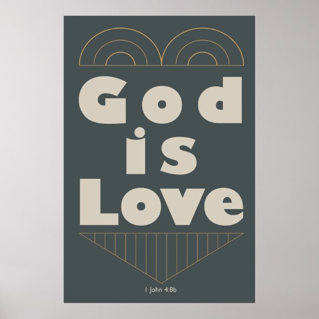 Gott ist Liebe Poster (Vorne)