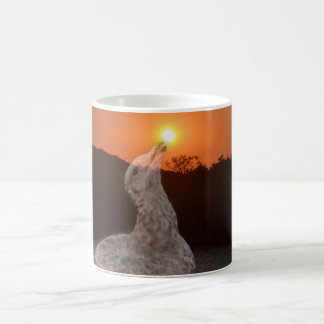 Gott ist Liebe Sonnenuntergang Kaffeetasse