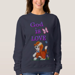 Gott ist Liebe Sweatshirt