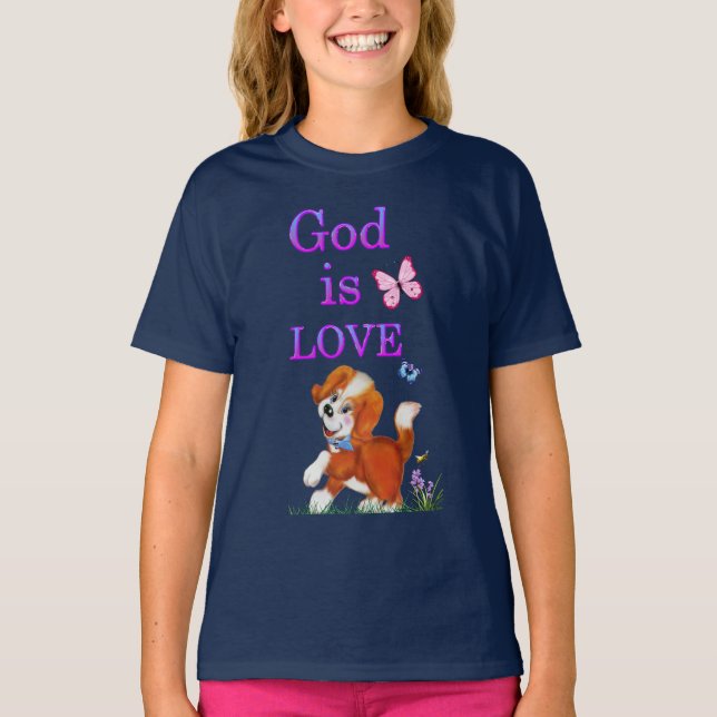 Gott ist Liebe T-Shirt (Vorderseite)