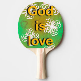 Gott ist Liebe Tischtennis Schläger
