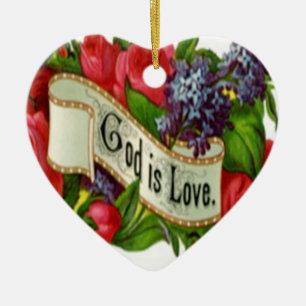 Gott ist Liebe Weihnachtsschmuck