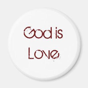 Gott ist Liebemagnet Magnet