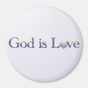 Gott ist Liebemagnet Magnet