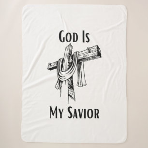 Gott ist meine Retter-Bibel Christlich Sherpadecke