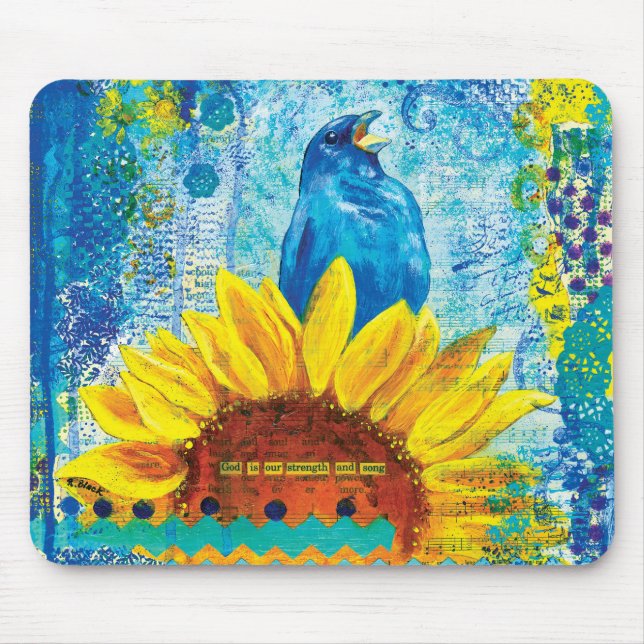 Gott ist meine Stärke und mein Lied Mousepad (Vorne)