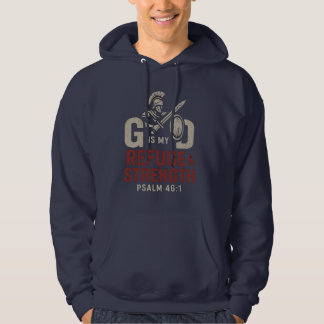Gott ist meine Zuflucht und Kraft - Kriegerglaube Hoodie