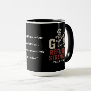 Gott ist meine Zuflucht und Kraft - Kriegerglaube Tasse