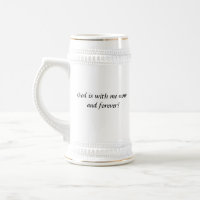 Gott ist mit mir Stein-Tasse