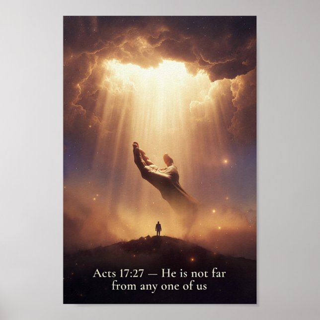 Gott ist nicht fern von dir poster (Vorne)