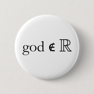 Gott ist nicht wirklich button