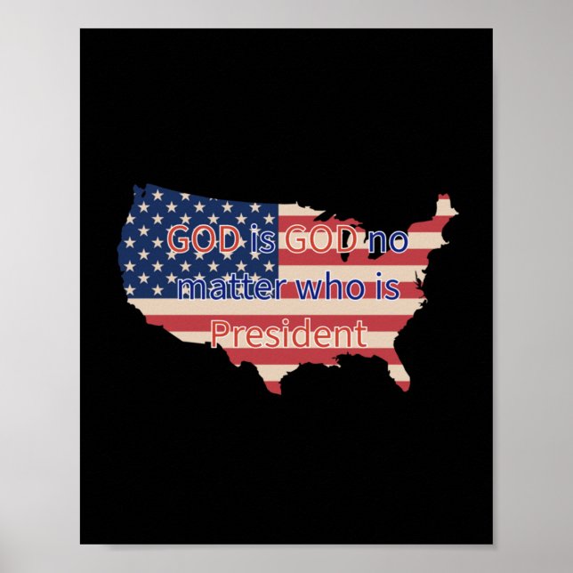 Gott ist poster (Vorne)