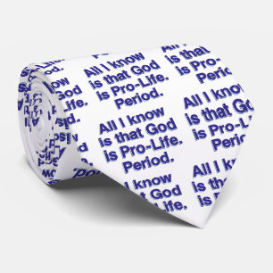 Gott ist Pro-Life-Krawatte Krawatte
