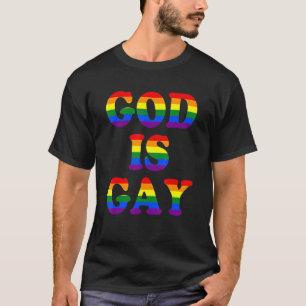 Gott ist schwul-lesbisch T-Shirt