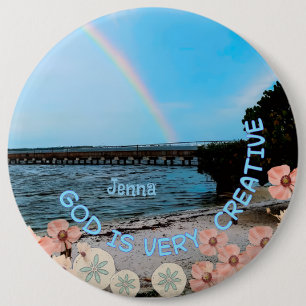 Gott ist sehr kreativ button