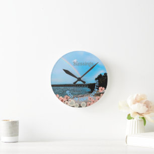 Gott ist sehr kreativ gefaltet runde wanduhr
