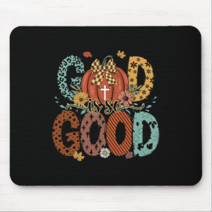 Gott ist so guter Fall Christlicher Herbstspürbis Mousepad
