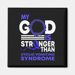 Gott ist stärker als zyklisches Erbrechen Syndrom Magnet