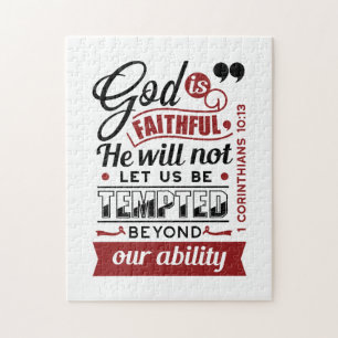 Gott ist treu – 1. Korinther 10,13 Bibelvers