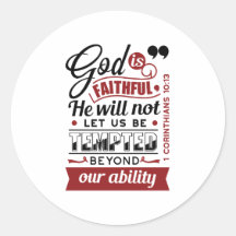 Gott ist treu – 1. Korinther 10,13 Bibelvers